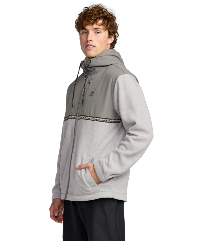 Billabong Boundary Lite Zip in GREY HEATHER