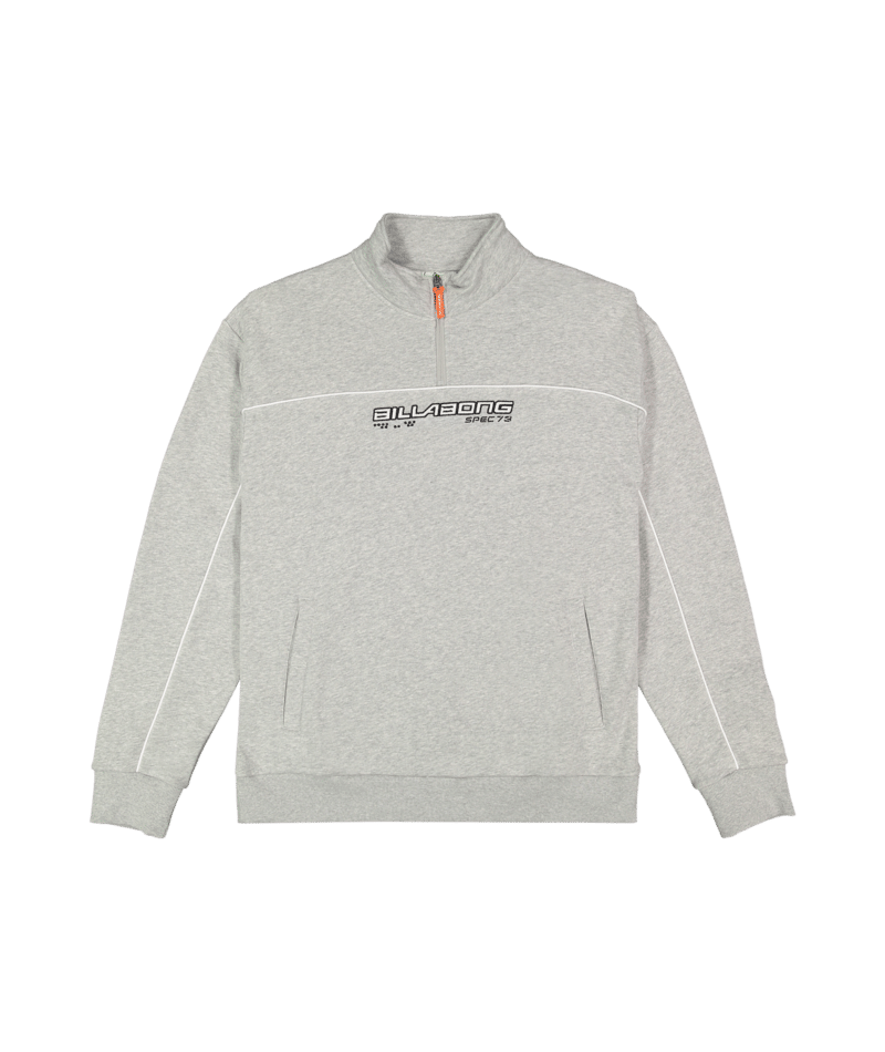 Billabong Spec 73 1/4 Zip in LIGHT GREY HEATHER