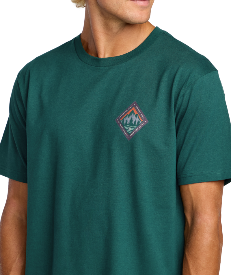 Billabong Rockies Adiv Ss in SPRUCE GREEN