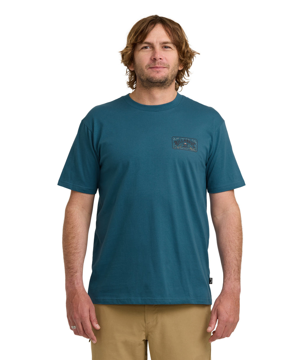 Billabong Scenic Arch Adiv Ss in REAL TEAL