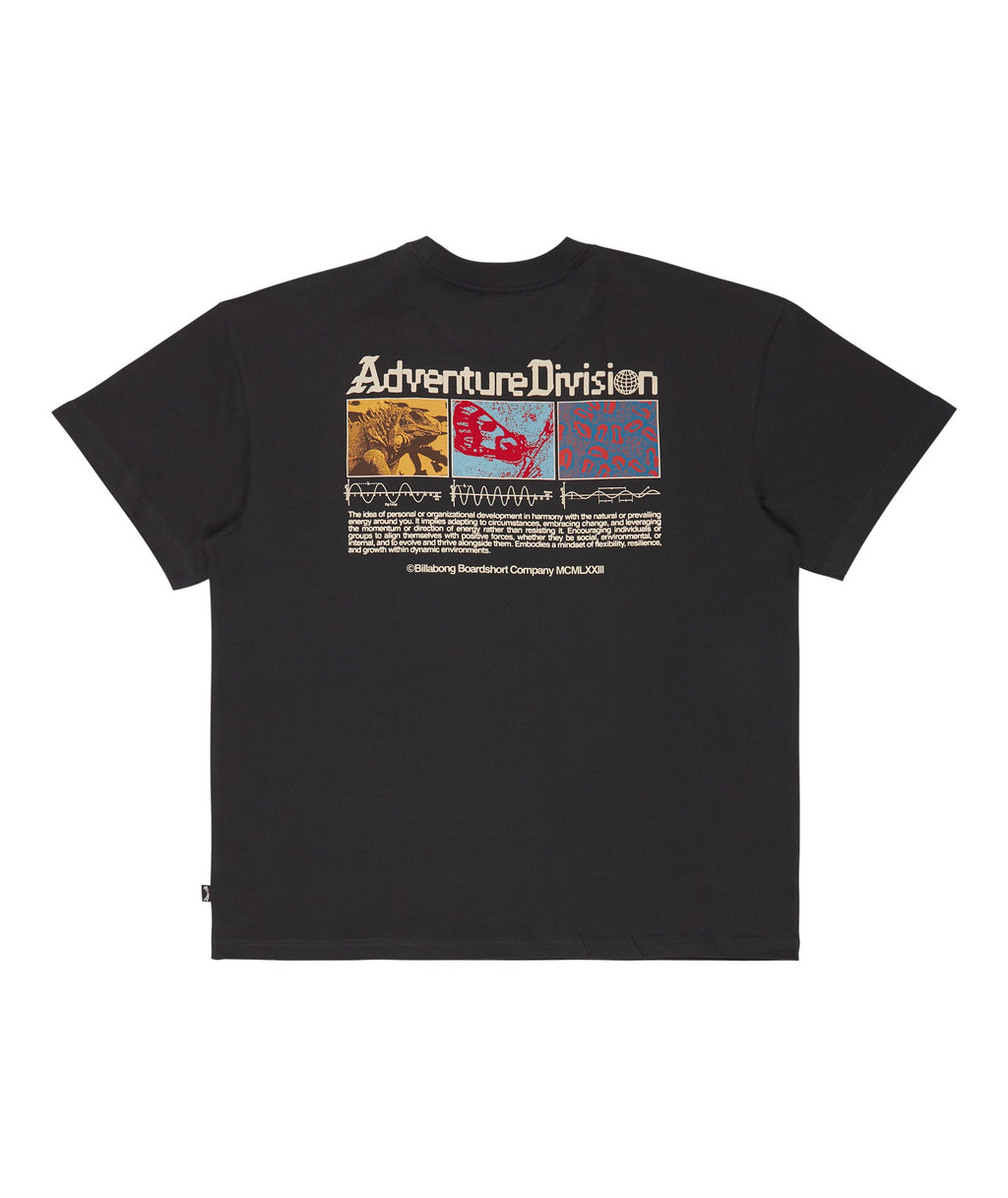 Billabong Evolve Adiv Og Ss in WASHED BLACK