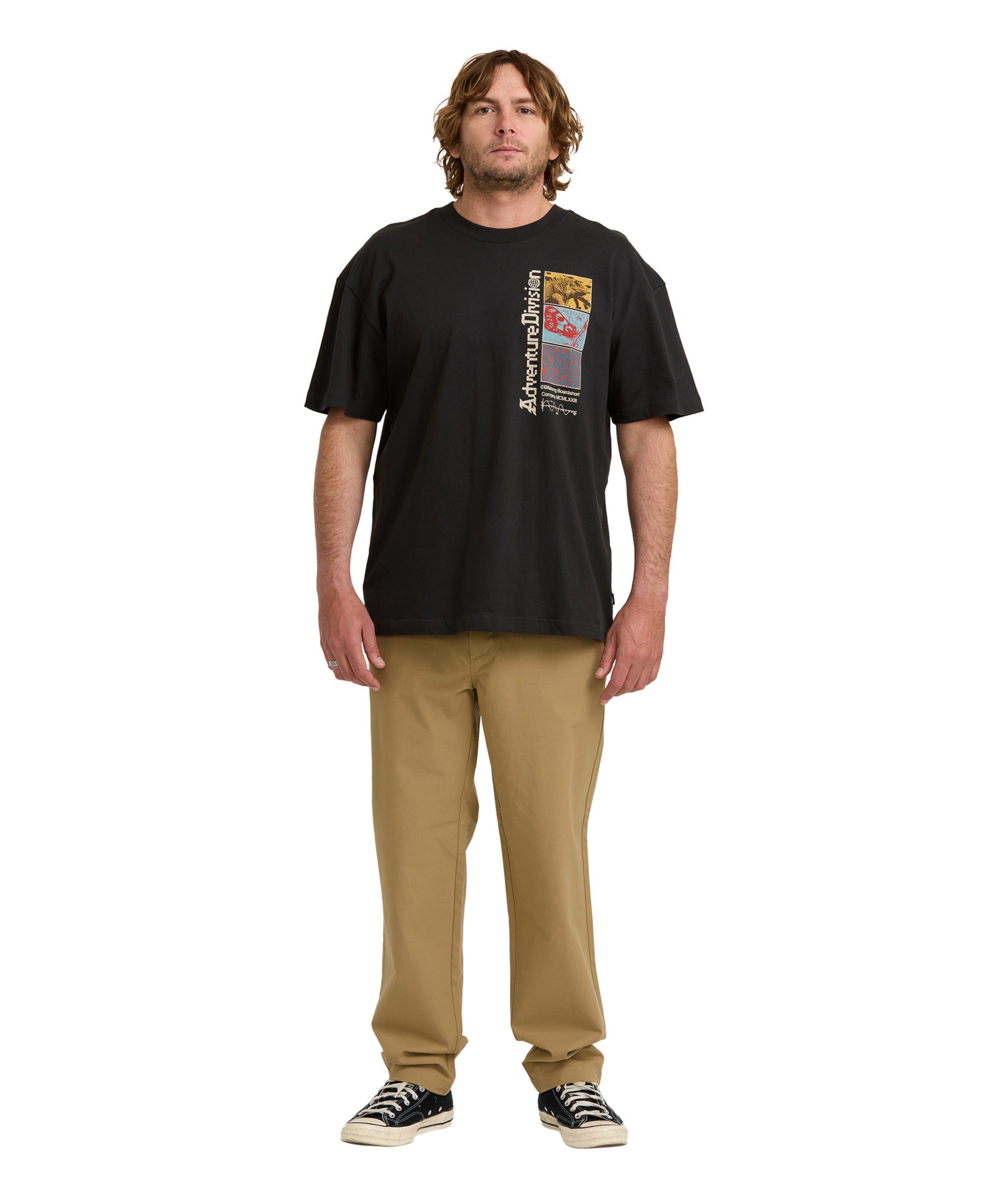 Billabong Evolve Adiv Og Ss in WASHED BLACK