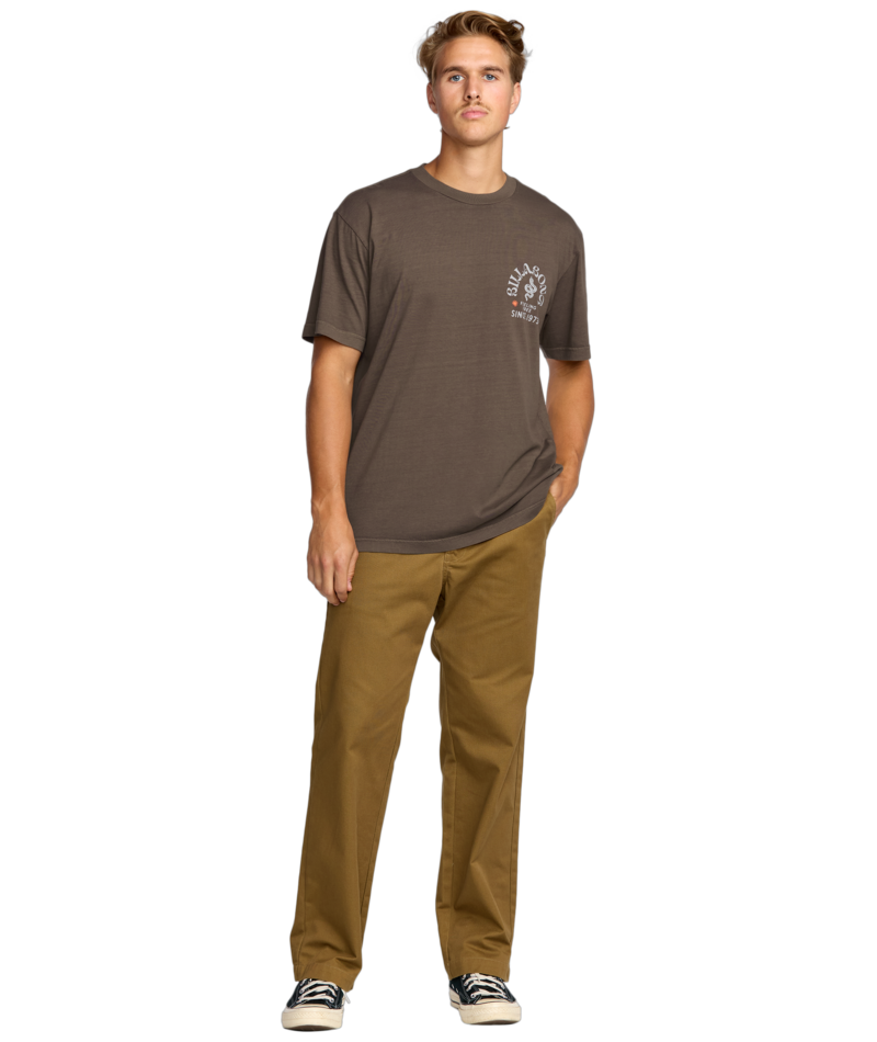 Billabong Coiled Premium Ww Ss in DARK BROWN