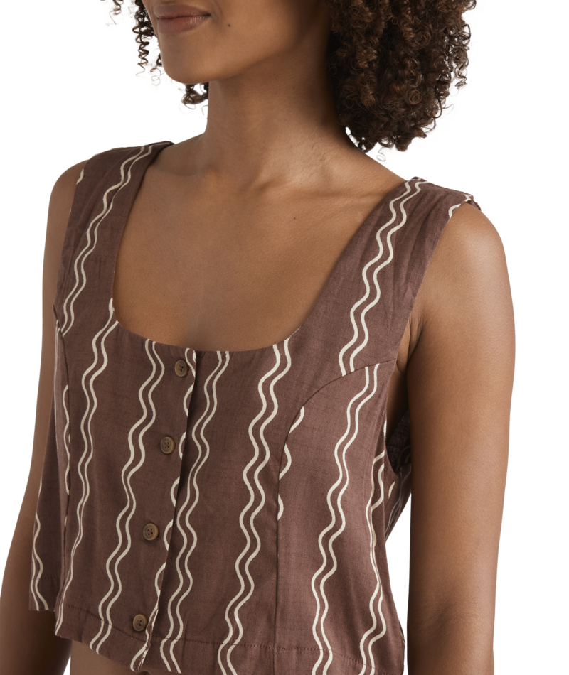 Billabong Another Wave Wvn Tank in ESPRESSO