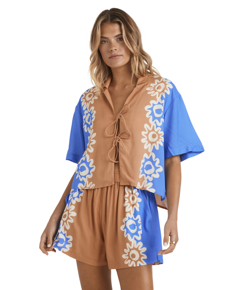 Billabong Trippin Dippin Shirt in SUNBURNT