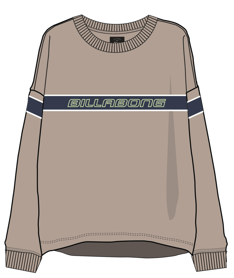 Billabong Supalove Sweater in COBBLESTONE