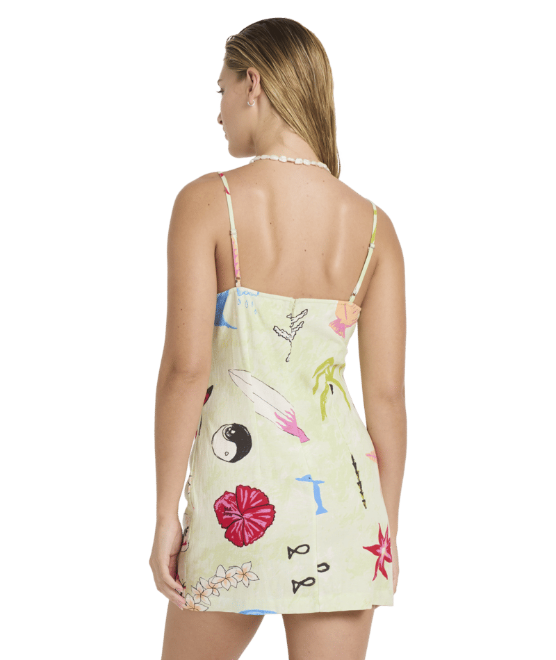 Billabong Lottie Hall Wvn Drs in SUNNY LIME