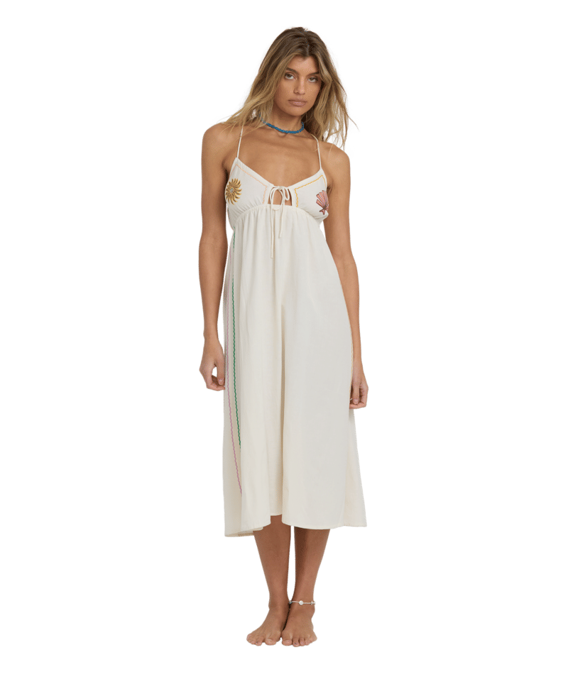 Billabong Wave Haze Midi Drs in SALT CRYSTAL