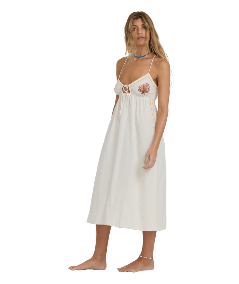 Billabong Wave Haze Midi Drs in SALT CRYSTAL