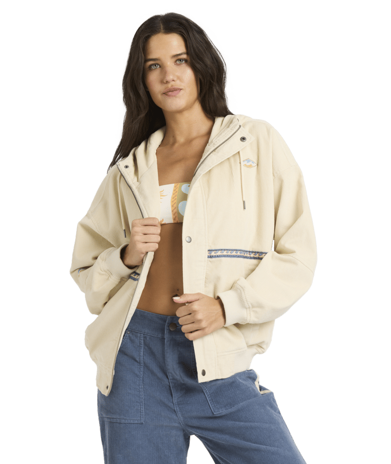 Billabong Set The Tone Jacket in WHITE CAP
