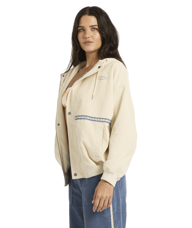 Billabong Set The Tone Jacket in WHITE CAP