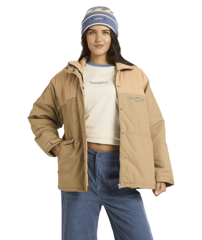 Billabong The Original Vibes 2 Jacket in CEMENT