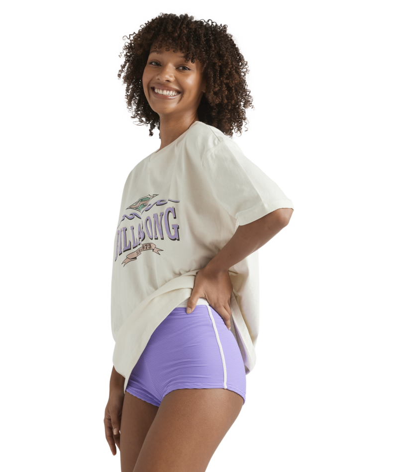 Billabong Wave Out Tee in LIGHT GREY