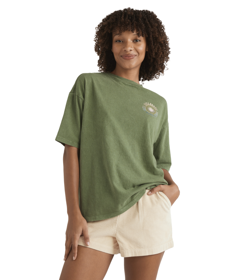 Billabong Take A Tour Tee in LUV ARMY