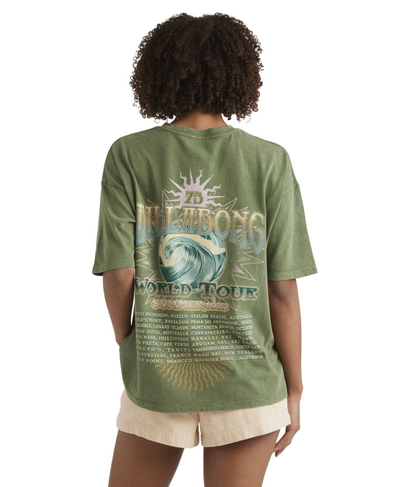 Billabong Take A Tour Tee in LUV ARMY