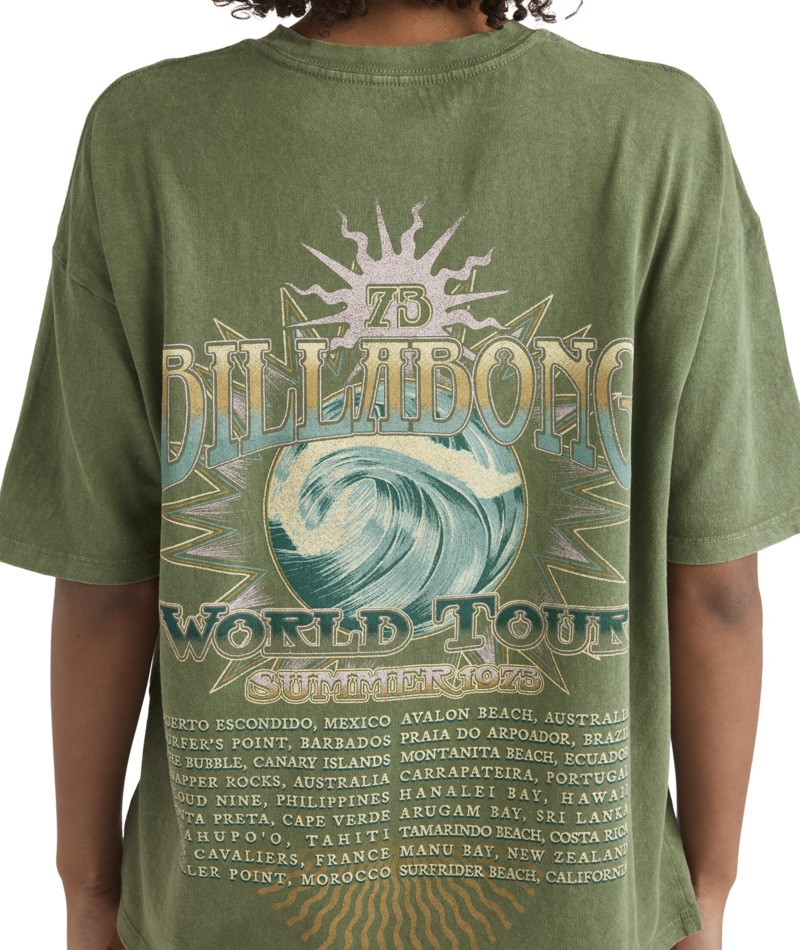 Billabong Take A Tour Tee in LUV ARMY