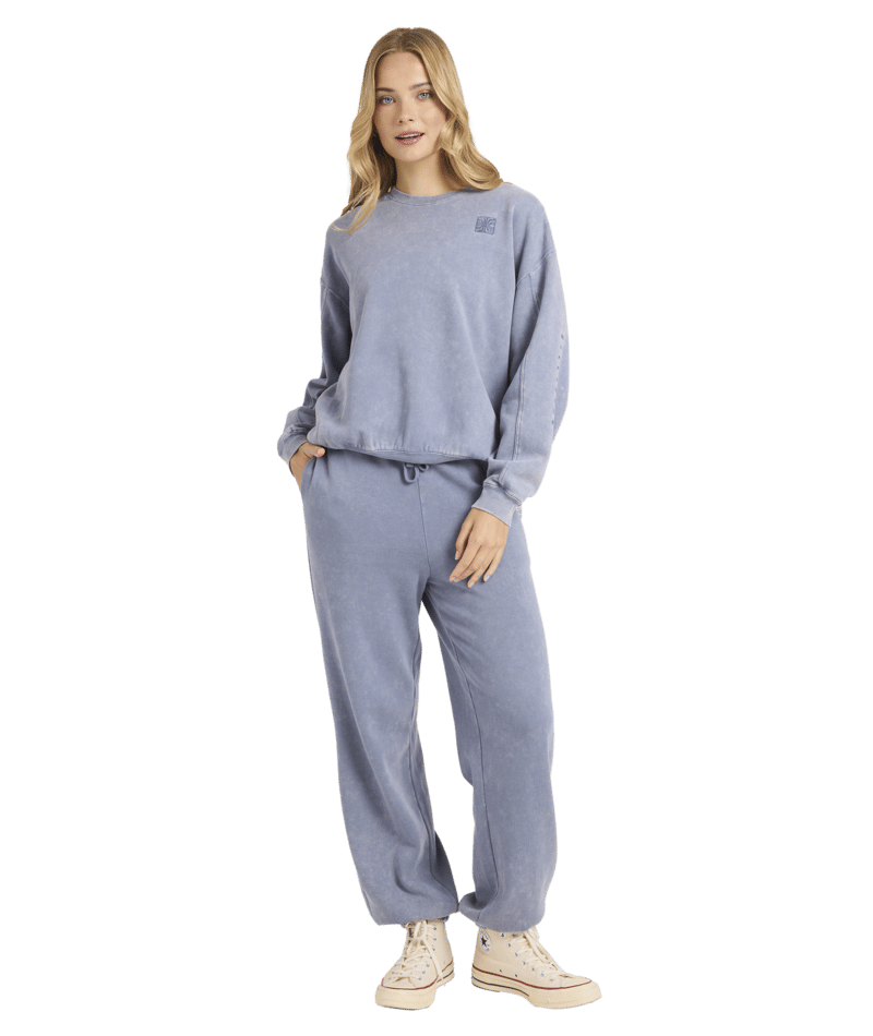 Billabong Saltwashed Kendal Crew Flc in STONE BLUE