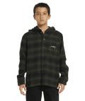 Billabong Boys Baja Surf Flannel in BLACK