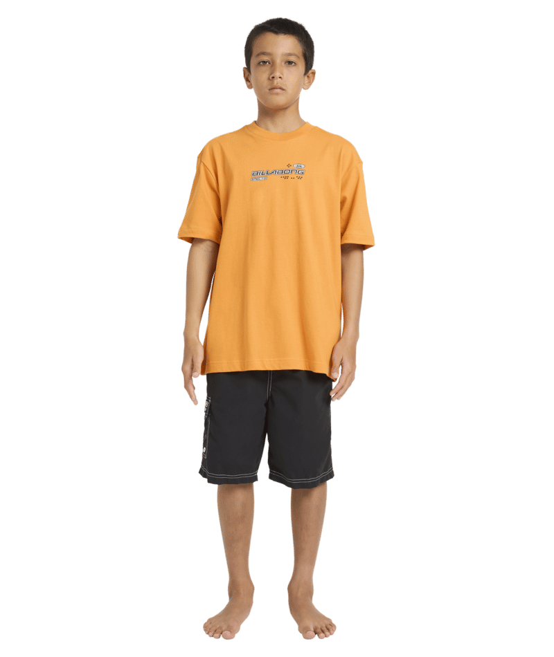 Billabong Boys Spec 73 Signal Ss in DUSTY ORANGE