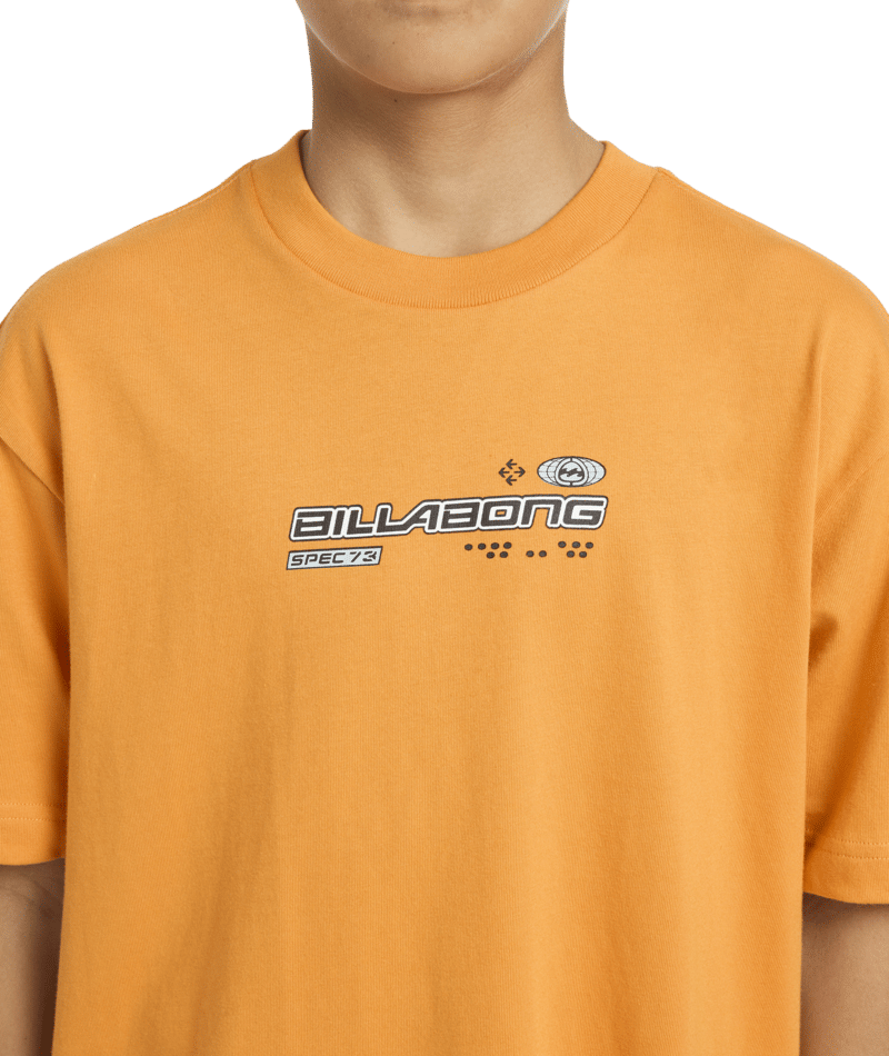 Billabong Boys Spec 73 Signal Ss in DUSTY ORANGE
