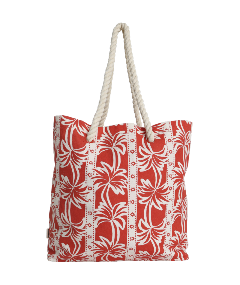 Billabong Row Of Palms Beach Bag in RED ALOHA