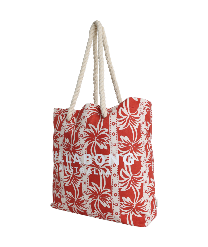 Billabong Row Of Palms Beach Bag in RED ALOHA