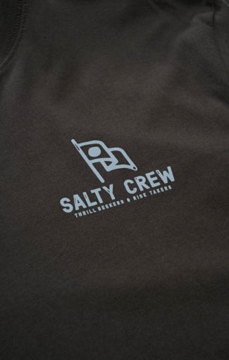 Salty Crew Flyer Premium Ss Tee in VINTAGE BLACK