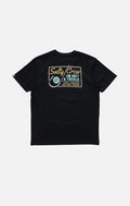 Salty Crew Hooked Up Premium Ss Tee in BLACK