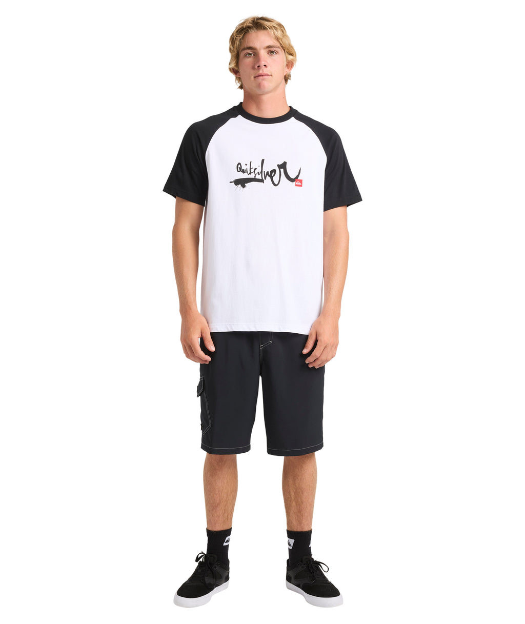 Quiksilver Impaired Raglan in WHITE