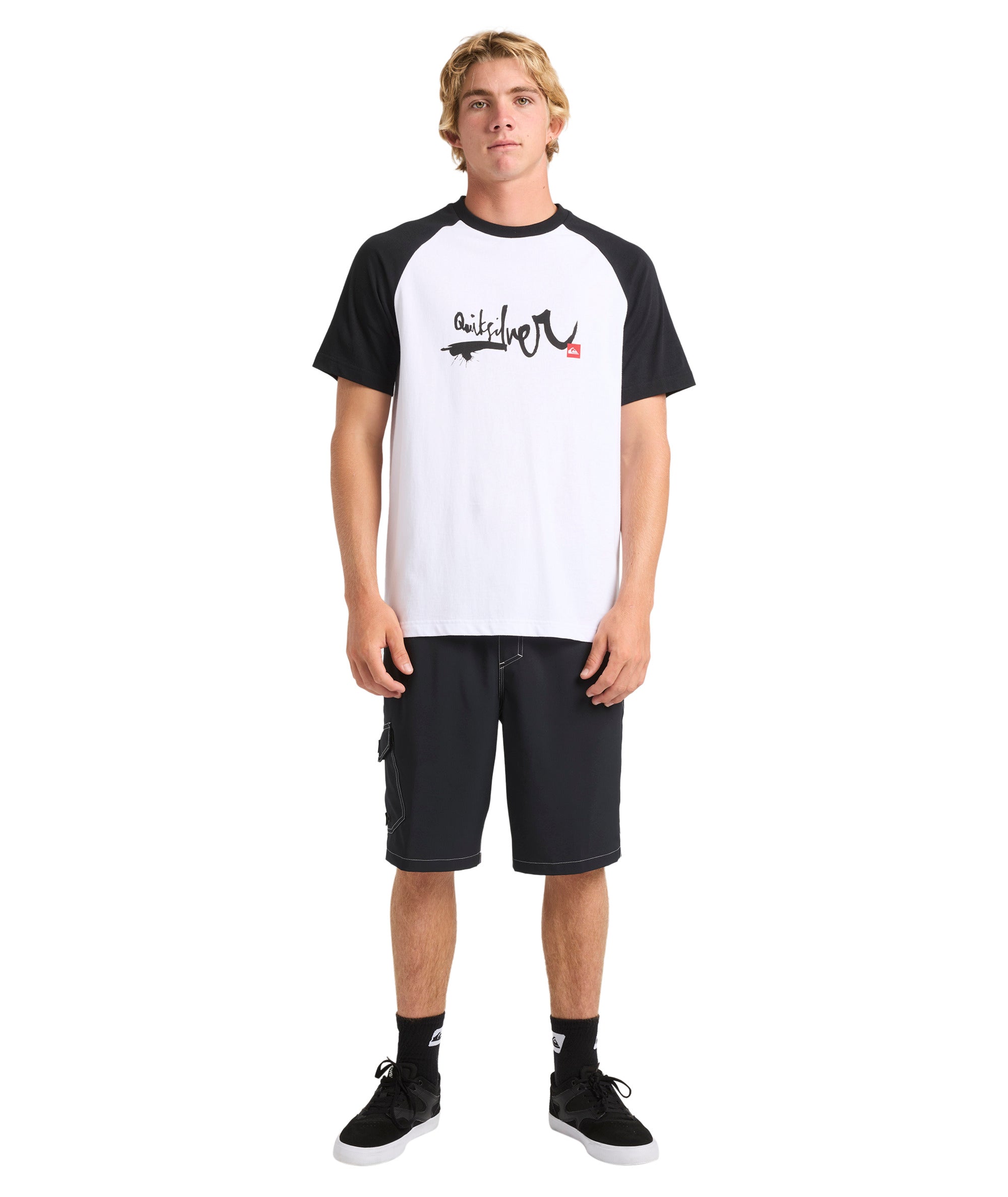 Quiksilver Impaired Raglan in WHITE