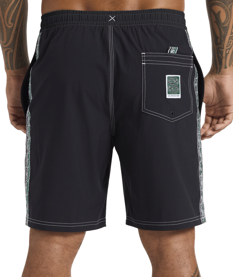 Quiksilver Pu-Tawhiro Volley 20 in BLACK