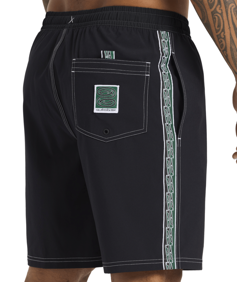 Quiksilver Pu-Tawhiro Volley 20 in BLACK