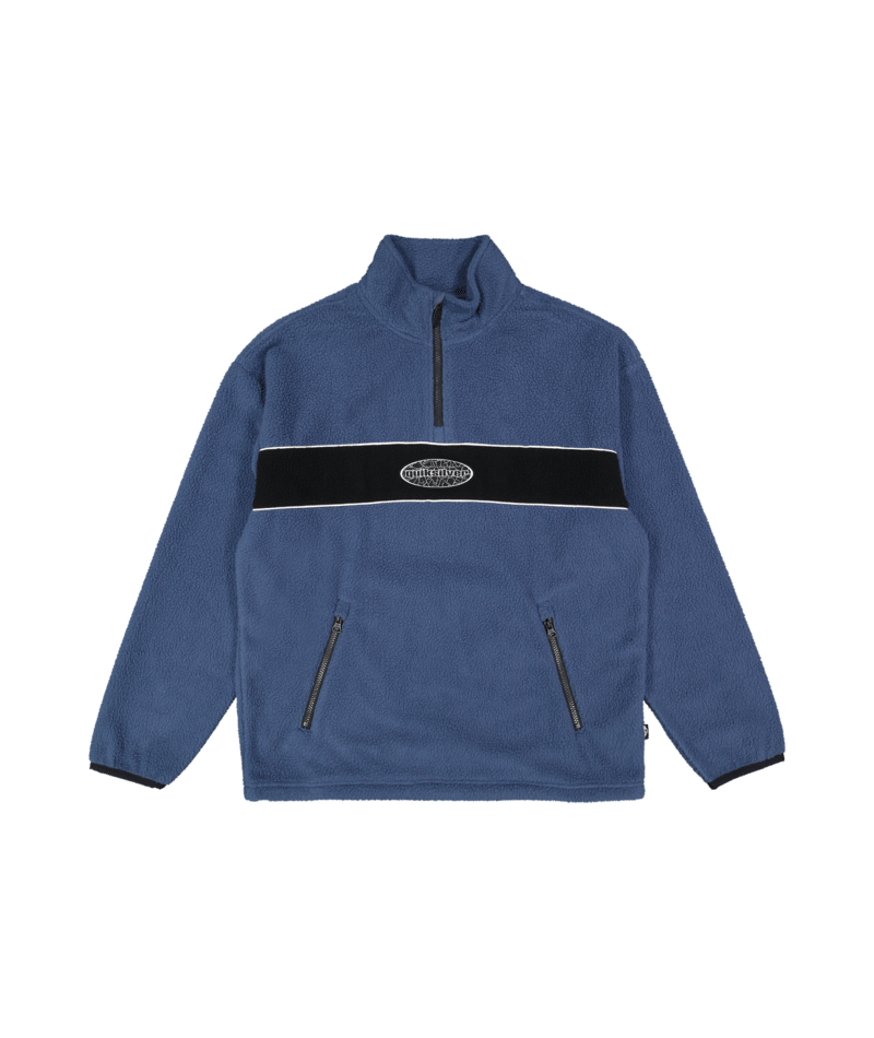 Quiksilver Mercury Panel Polar Fleece in DARK DENIM