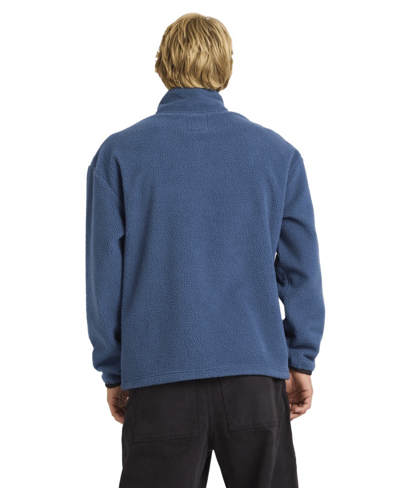 Quiksilver Mercury Panel Polar Fleece in DARK DENIM