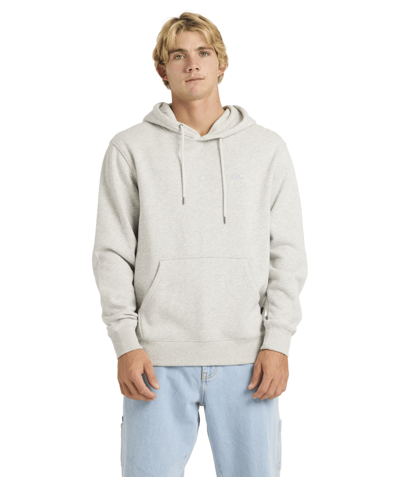 Quiksilver Salt Water Hoodie in LIGHT GREY HEATHER