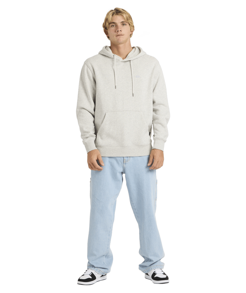 Quiksilver Salt Water Hoodie in LIGHT GREY HEATHER