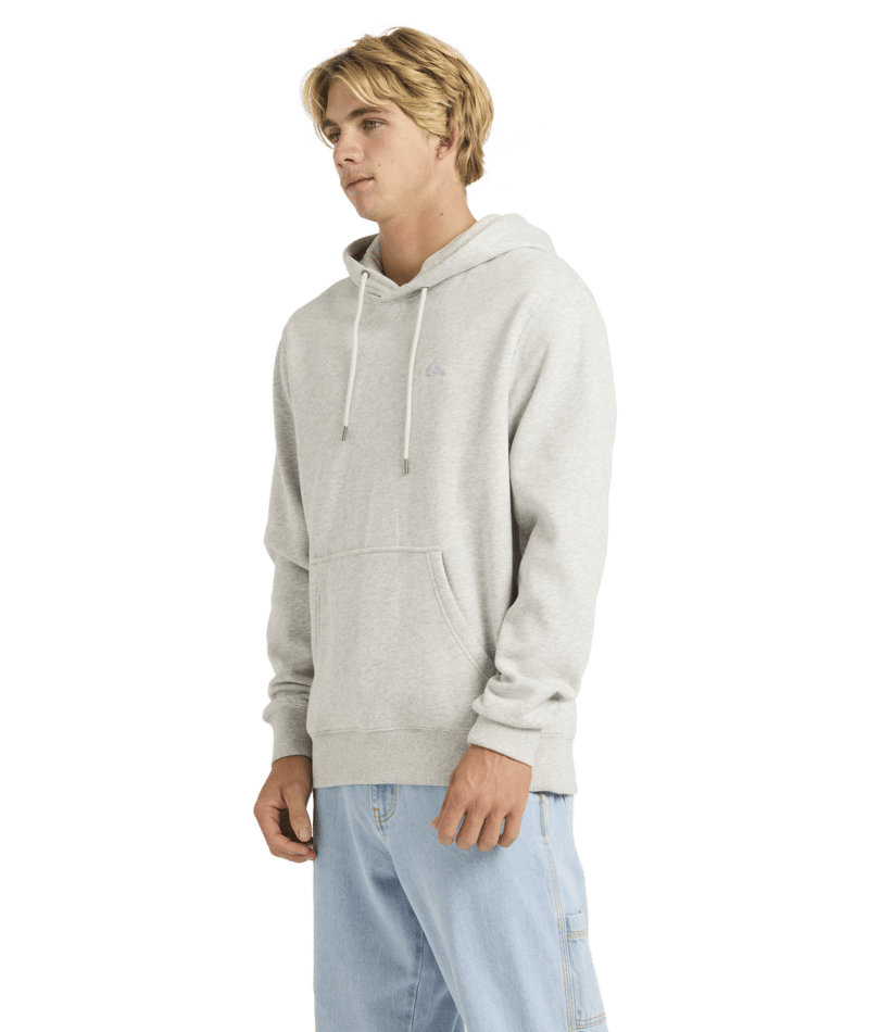 Quiksilver Salt Water Hoodie in LIGHT GREY HEATHER