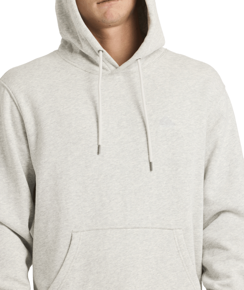 Quiksilver Salt Water Hoodie in LIGHT GREY HEATHER