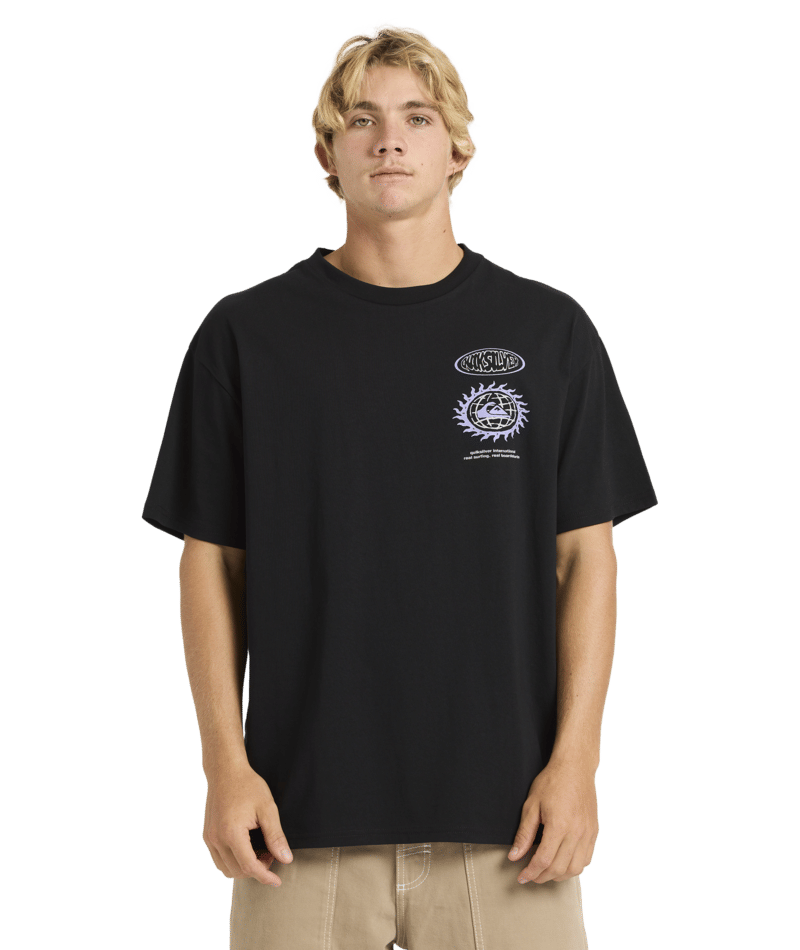 Quiksilver Quik Global Ss in BLACK