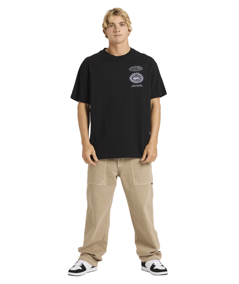 Quiksilver Quik Global Ss in BLACK