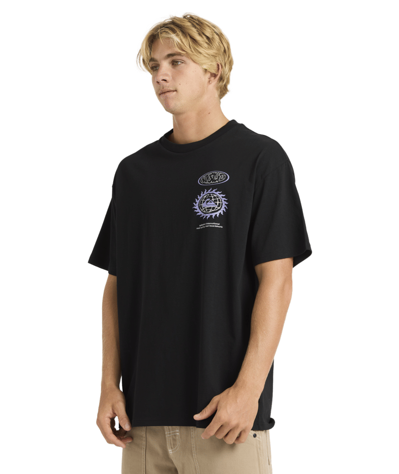 Quiksilver Quik Global Ss in BLACK