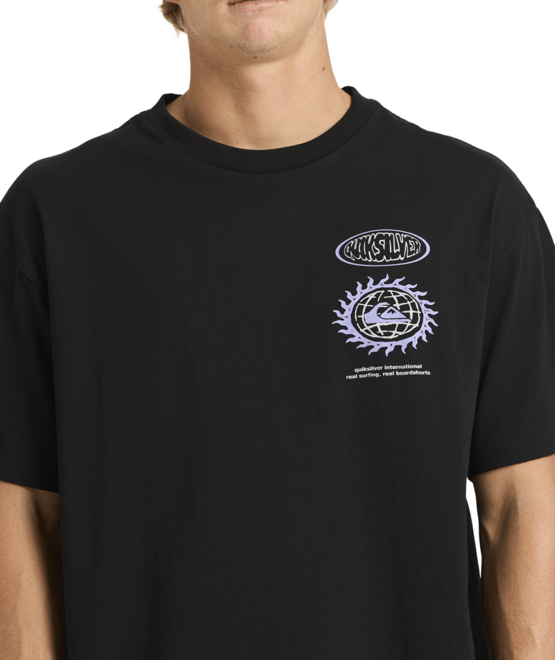 Quiksilver Quik Global Ss in BLACK