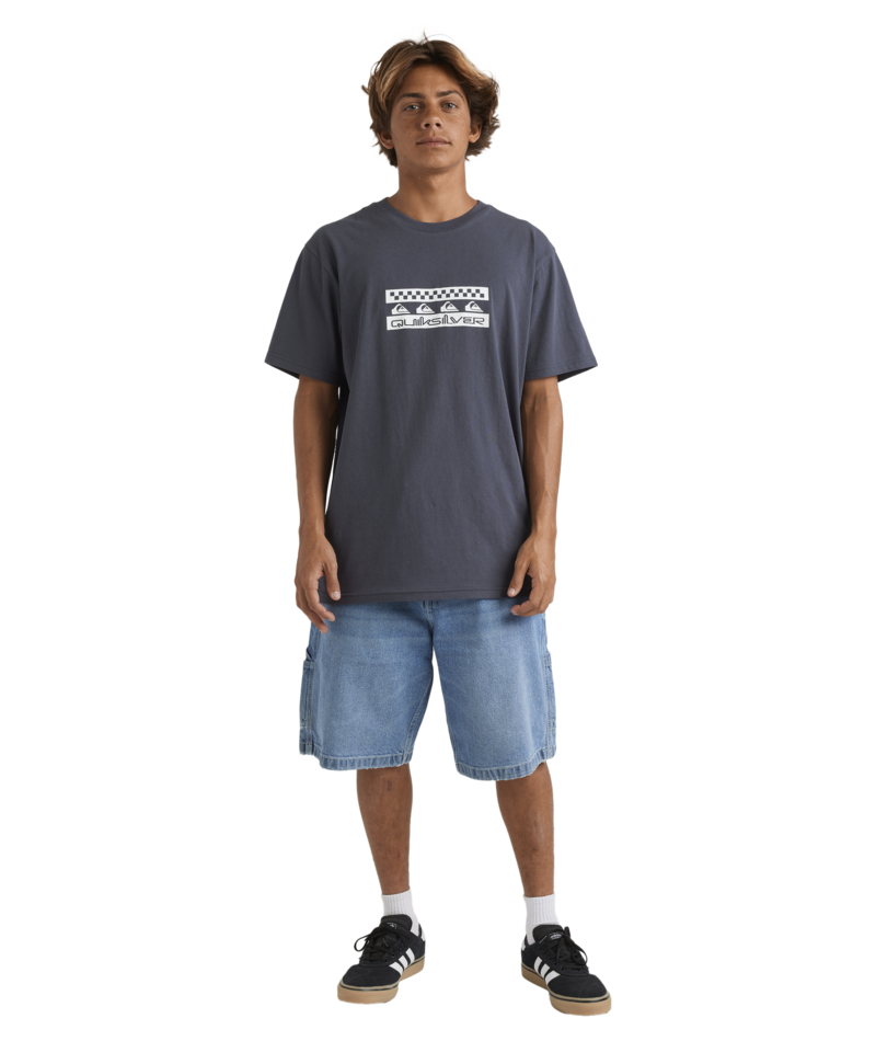 Quiksilver Comp Check Ss in INDIA INK