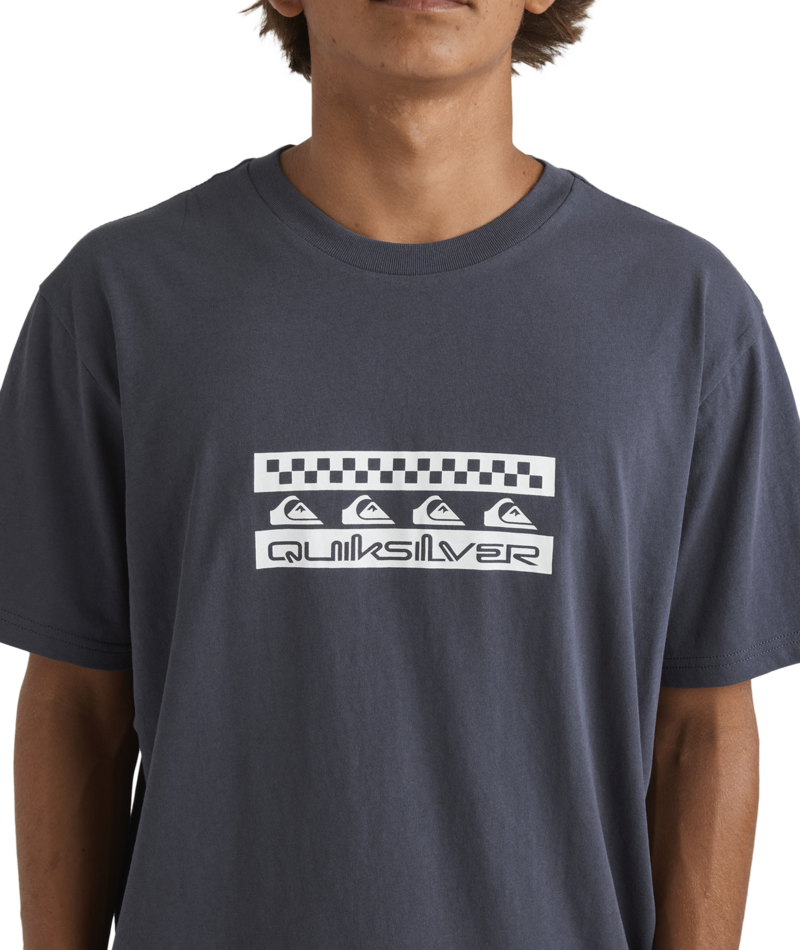 Quiksilver Comp Check Ss in INDIA INK