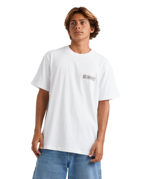 Quiksilver Down The Line Ss in WHITE