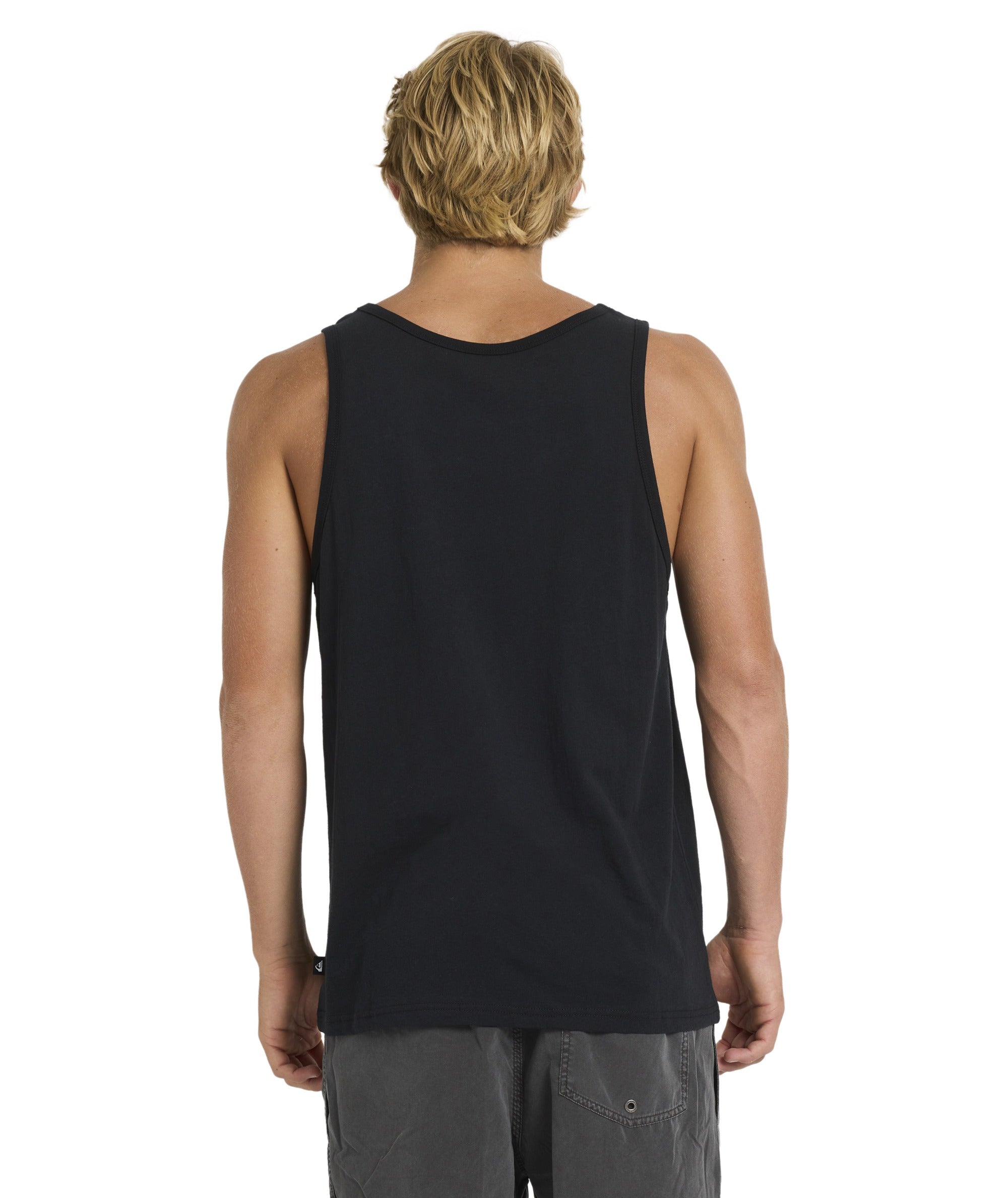 Quiksilver Retro Box Tank in BLACK