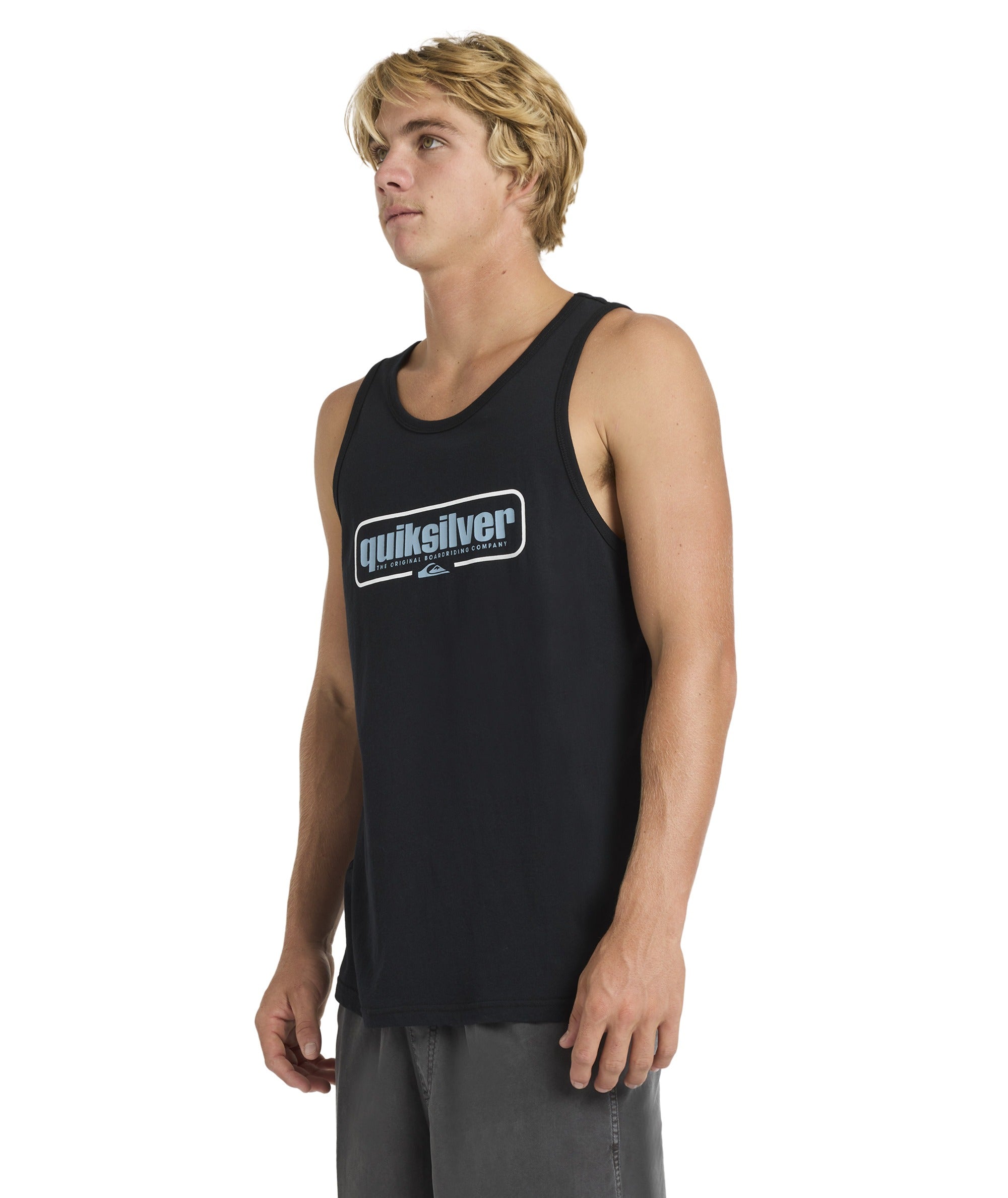 Quiksilver Retro Box Tank in BLACK