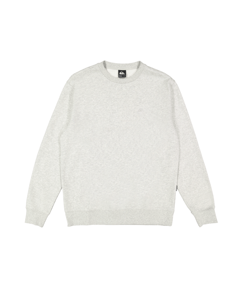 Quiksilver Salt Water Crew in LIGHT GREY HEATHER