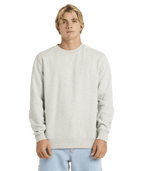Quiksilver Salt Water Crew in LIGHT GREY HEATHER