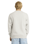 Quiksilver Salt Water Crew in LIGHT GREY HEATHER